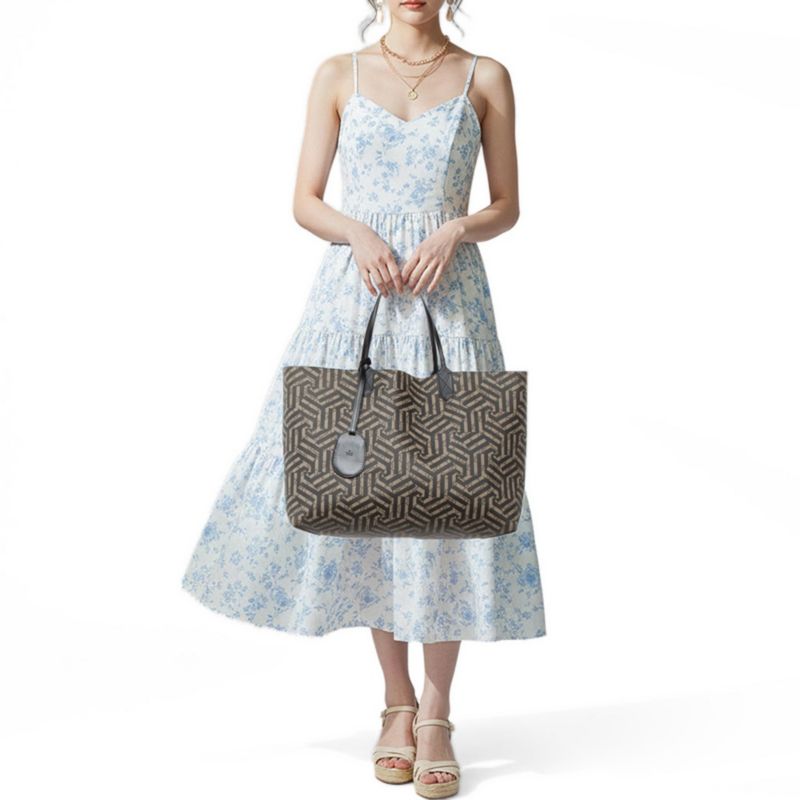 Women's Coated Canvas Tote Bag