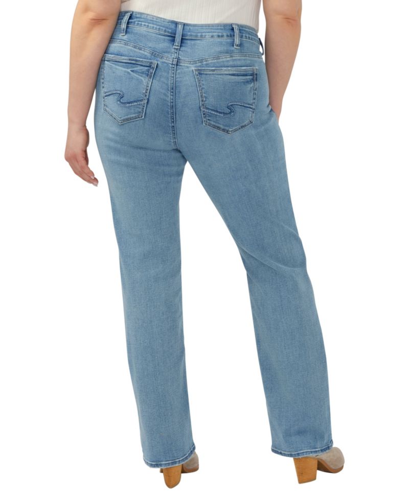 Plus Size Elyse Mid-Rise Bootcut Jeans