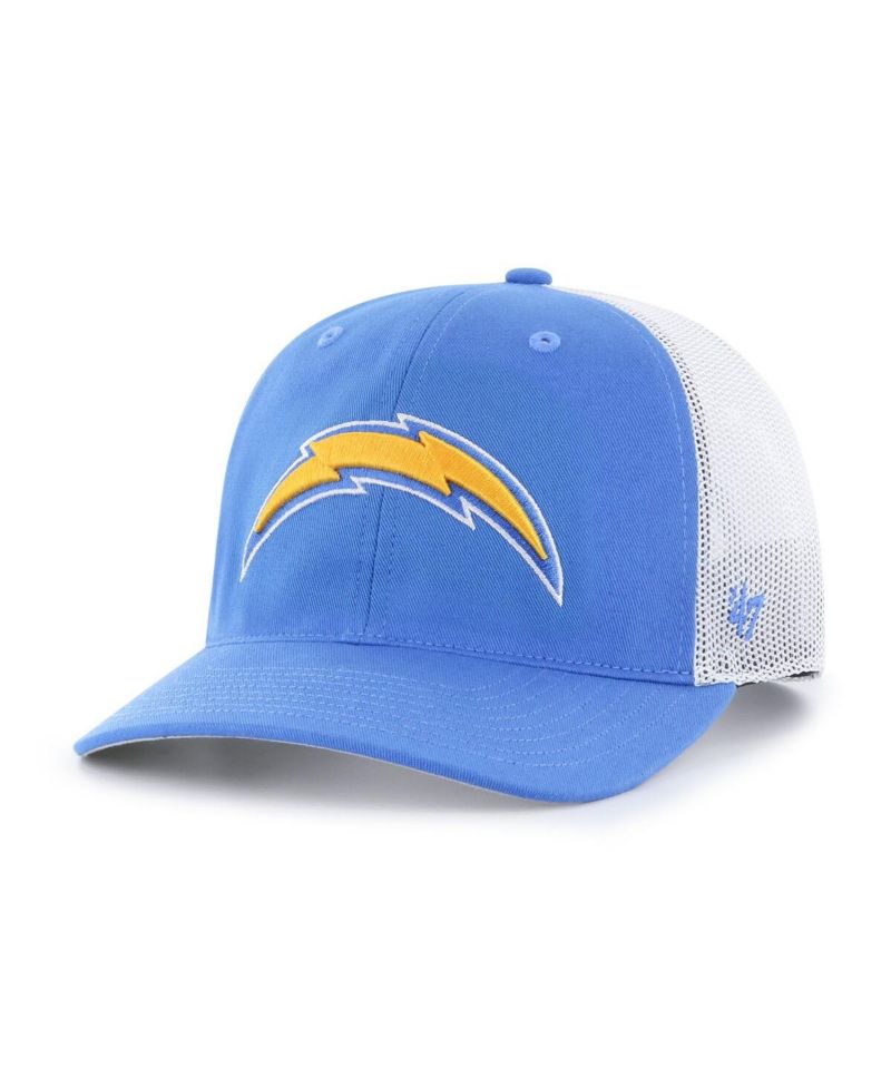 Men's Powder Blue Los Angeles Chargers Unstructured Trucker Adjustable Hat