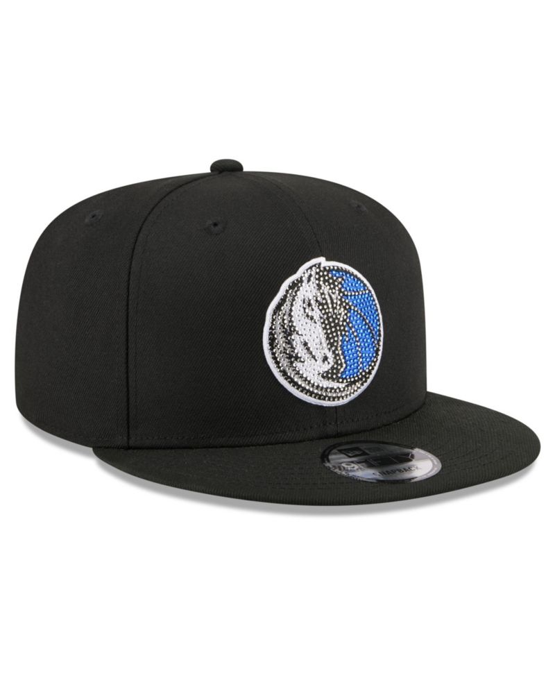 Men's Black Dallas Mavericks 2026 NBA Draft Crystal 9FIFTY Snapback Hat