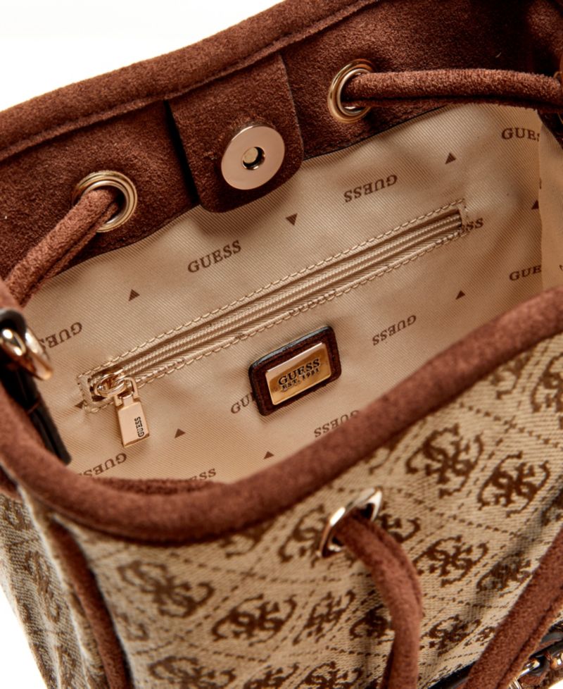 Samantha Small Drawstring Bucket Handbag