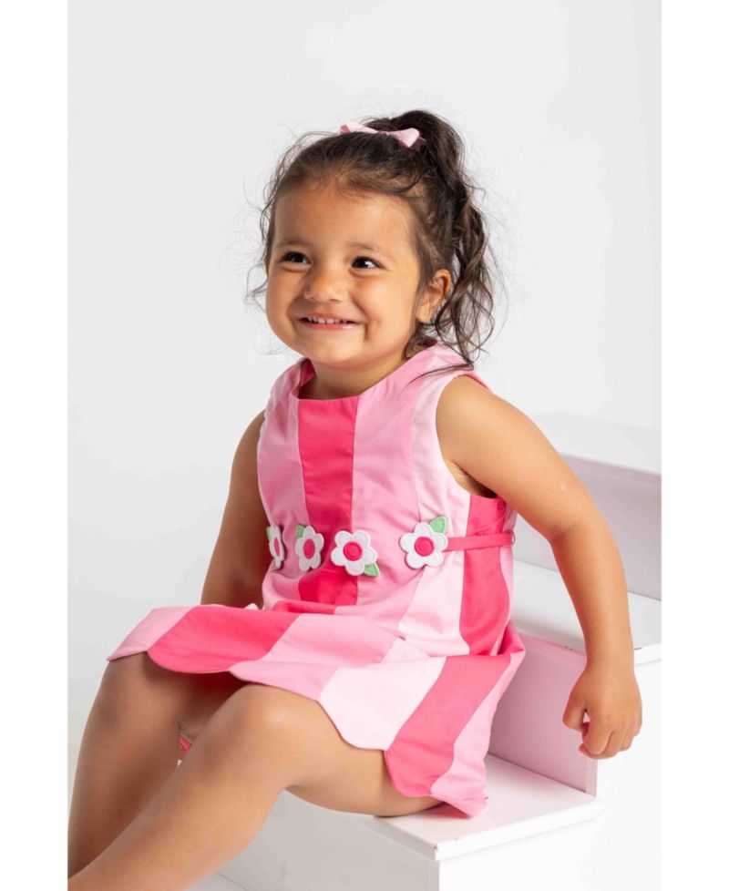 Big Girls Poplin Panel Dress