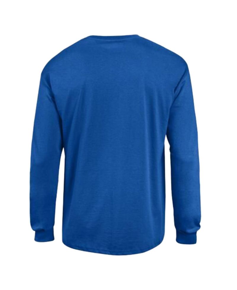 Men's Royal Denver Broncos Arch Over Logo Long Sleeve T-Shirt
