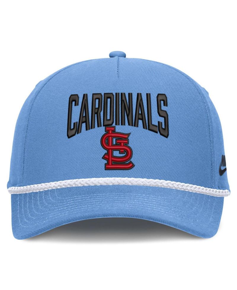 Men's Light Blue St. Louis Cardinals Cooperstown Rise Adjustable Hat
