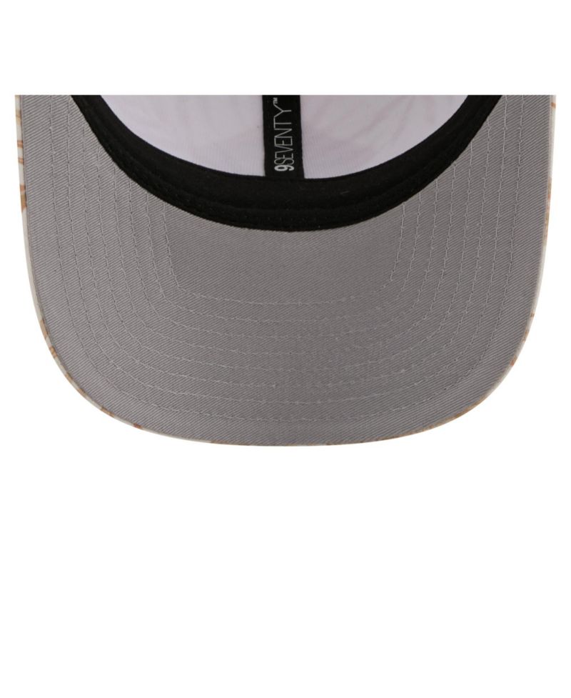Men's Tan Detroit Lions Tonal Palm COOLERA 9SEVENTY Adjustable Trucker Hat