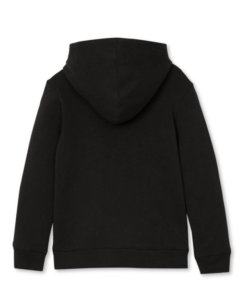 Kids Husky Solid Fleece Zip Hoodie