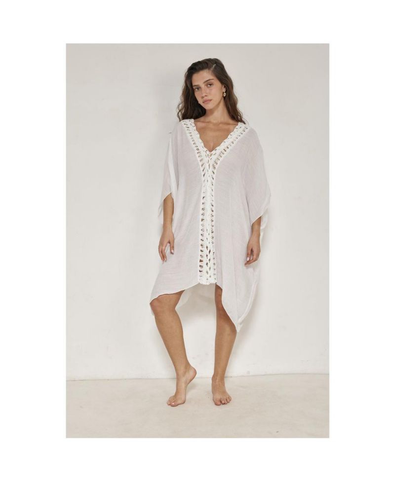 Women's Corfu Short Kaftan Cover-Up