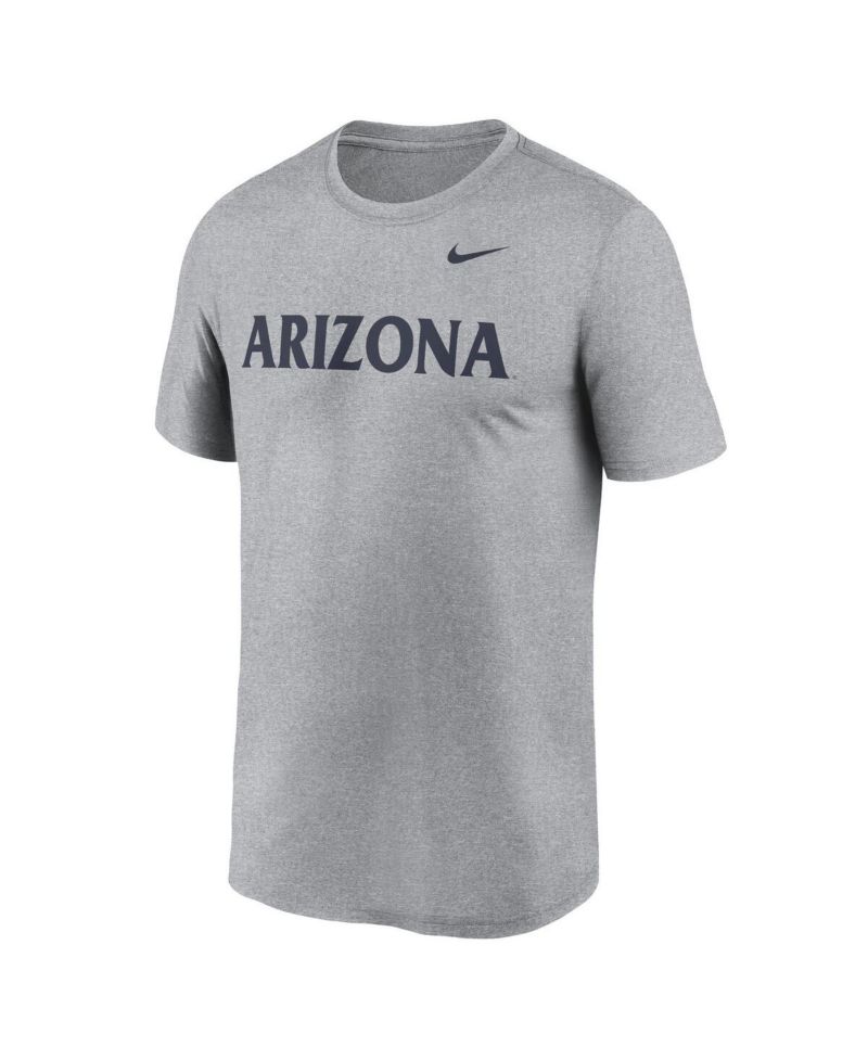 Men's Heather Gray Arizona Wildcats Primetime Legend Wordmark T-Shirt