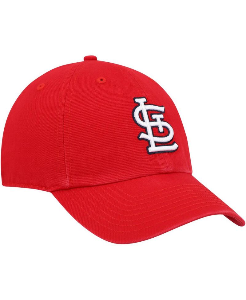 Men's Red St. Louis Cardinals Clean Up Adjustable Hat