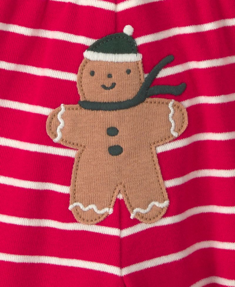 Baby Boys' Gingerbread Long-Sleeve Bodysuits and Pants, 3-Piece Set