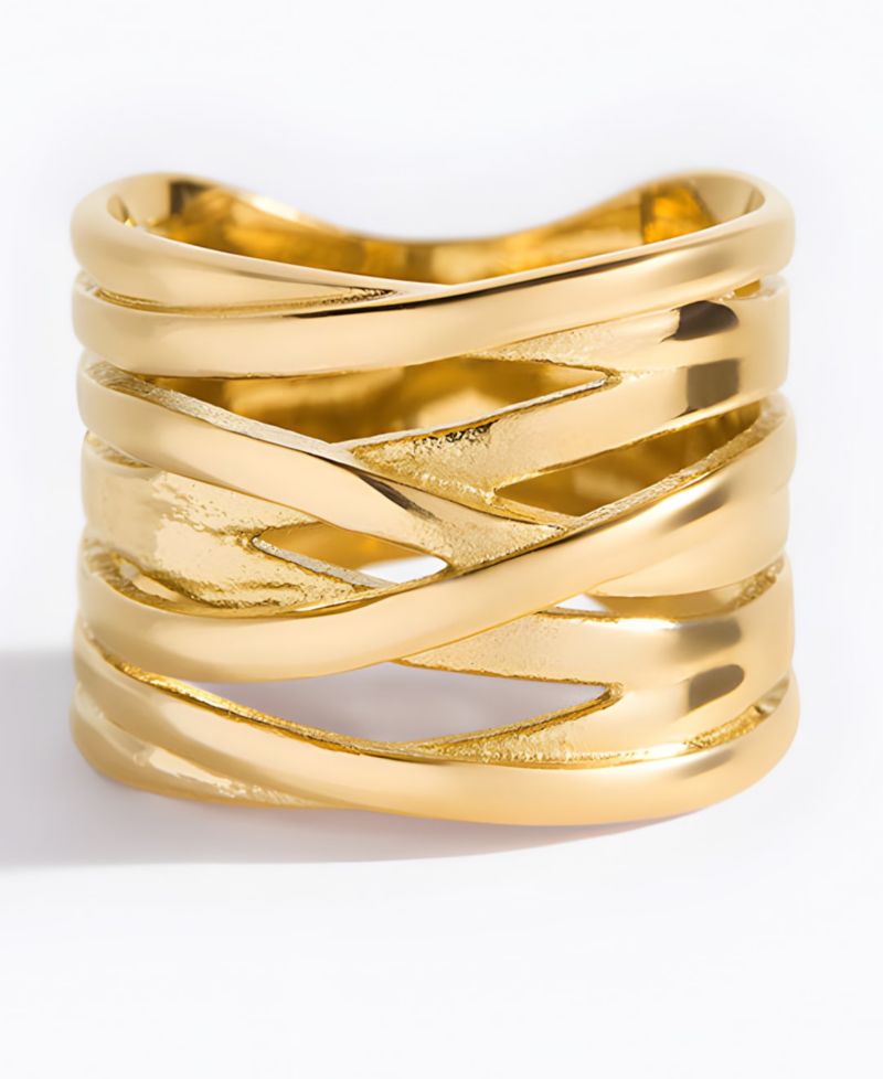 Wire Wrap Statement Ring