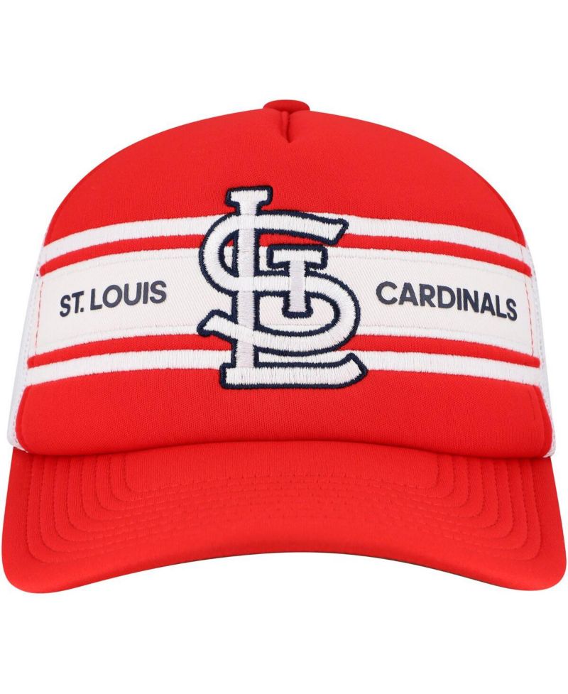 Men's Red St. Louis Cardinals Sideline Trucker Adjustable Hat