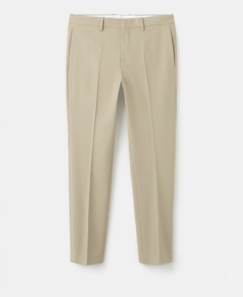 Men's Stretch Fabric Super Slim-Fit Suit Pants