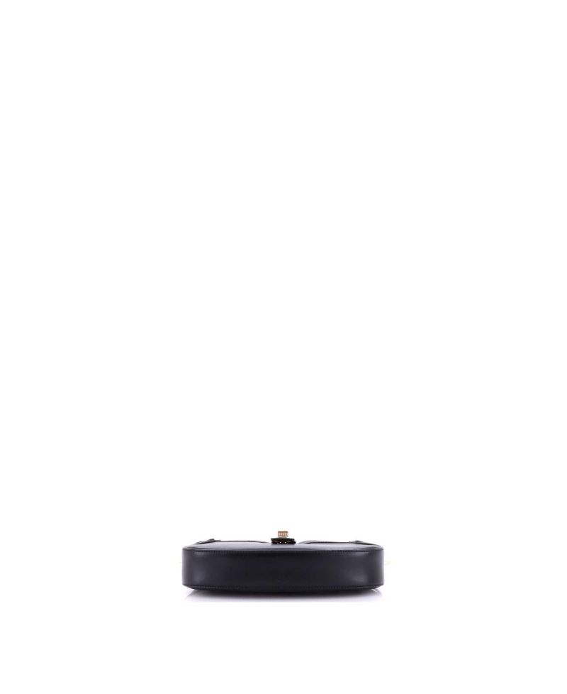 Mini Moon Side Shoulder Bag Leather