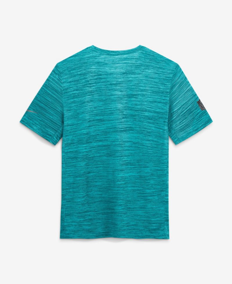 Men's Miami Dolphins Velocity Cross-Dyed Pattern T-Shirt