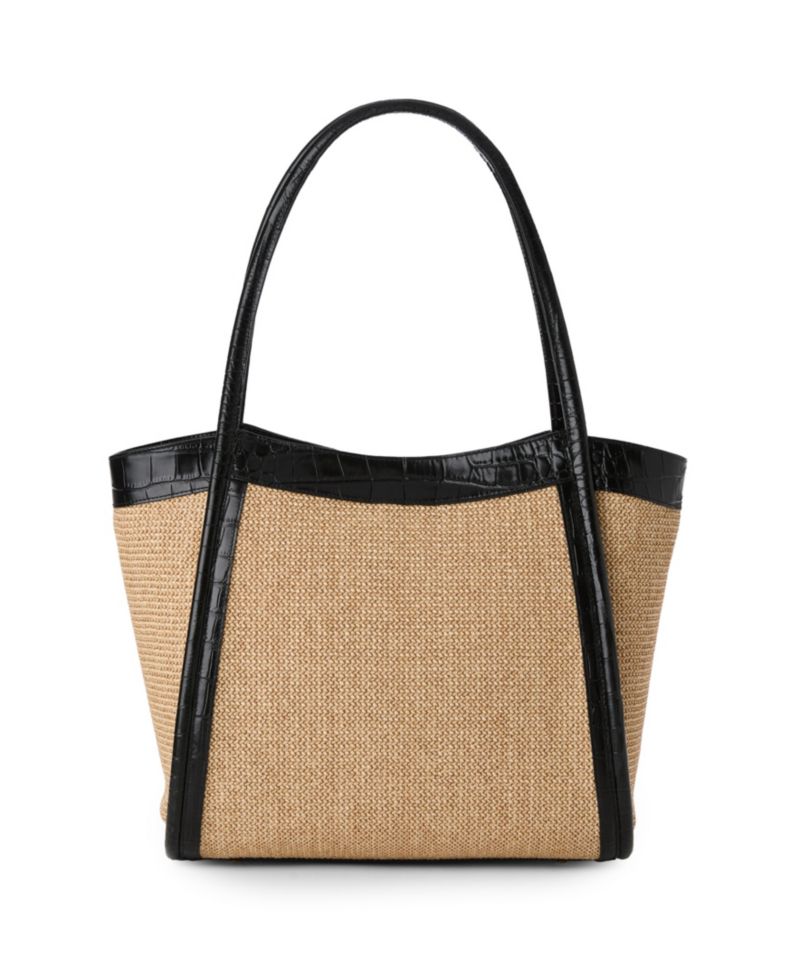 Bailee Folsom Medium Raffia Tote Bag