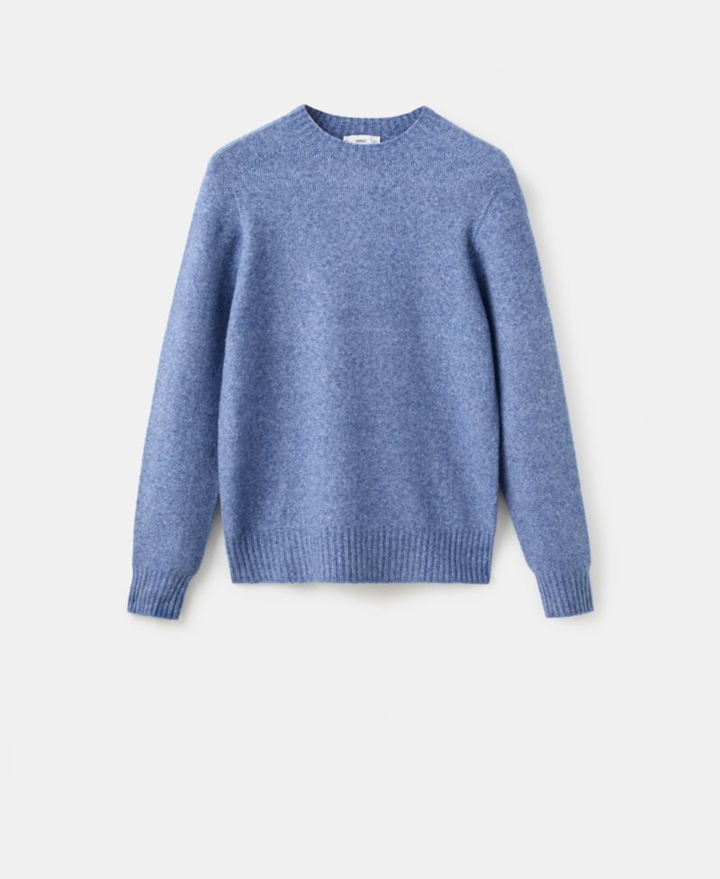 Men's Knitted Wool Blend Sweater
