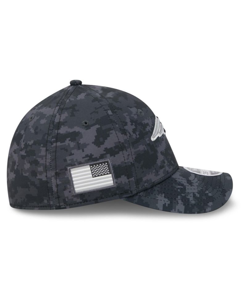 Men's Black New England Patriots 2026 Salute to Service 39THIRTY Flex Hat