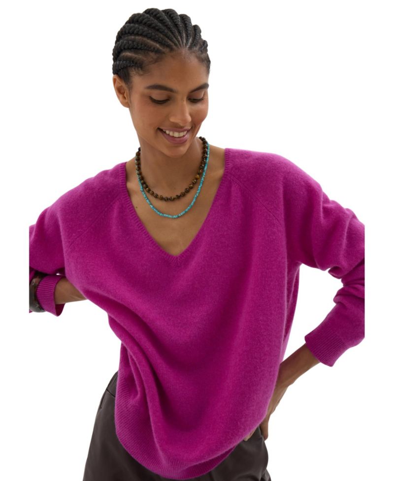 Women's Constance Cashmere V-Neck Sweater