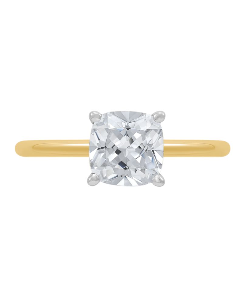 IGI Certified Lab Grown Diamond Solitaire Engagement Ring (2 ct. t.w.) in 14k White Gold or 14k Two Tone Gold