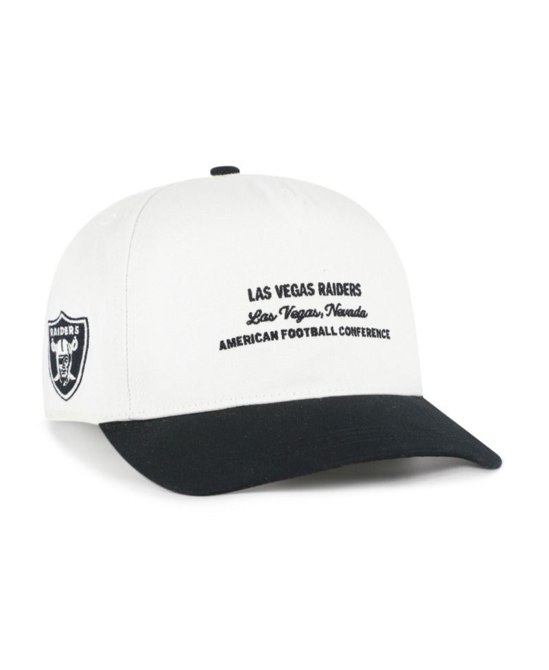 Men's White Las Vegas Raiders Contemporary Two-Tone Hitch Adjustable Hat