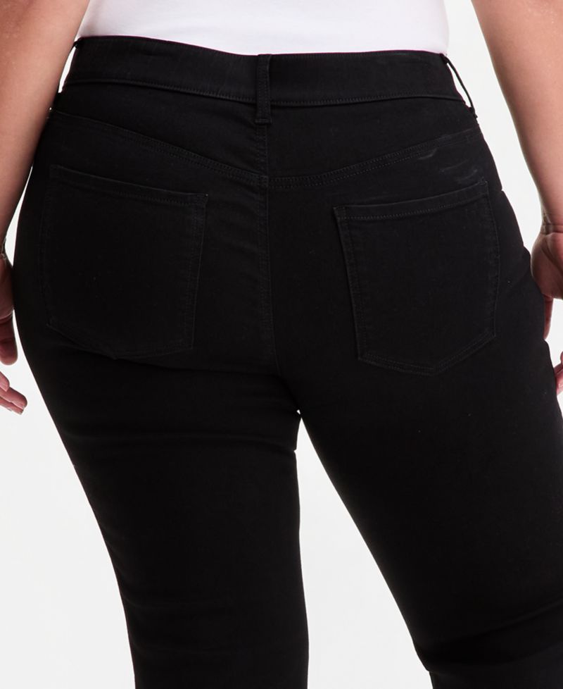 Plus Size Shaping Pull-On Bootcut Jeans