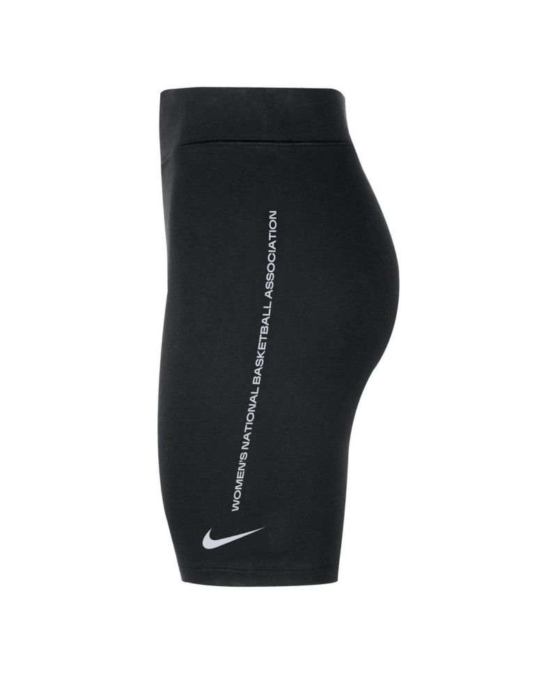 Women's Black WNBA Team 13 Tri-Blend 8" Biker Shorts
