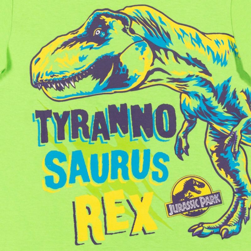Boys Jurassic World Jurassic World Dinosaur T-Rex 4 Pack T-Shirts