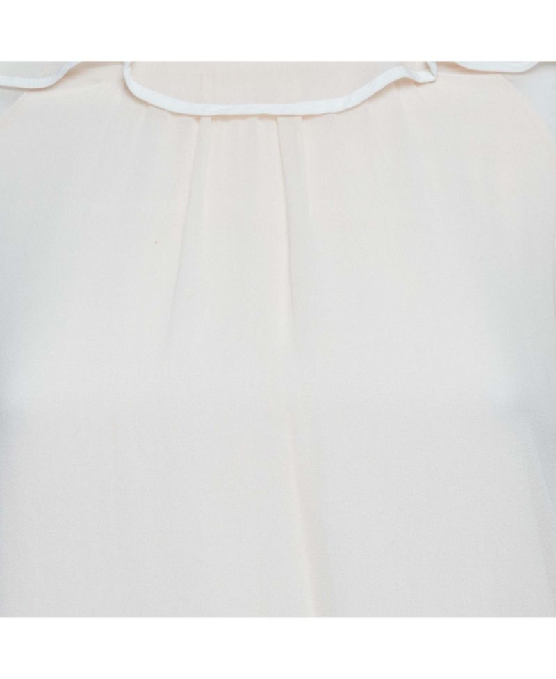 Women's Ruffle Trim Chiffon Blouse