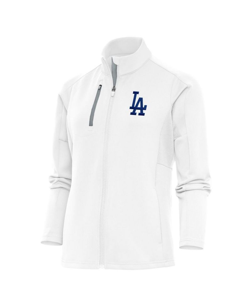 Women's White Los Angeles Dodgers Logo Generation Full-Zip Jacket