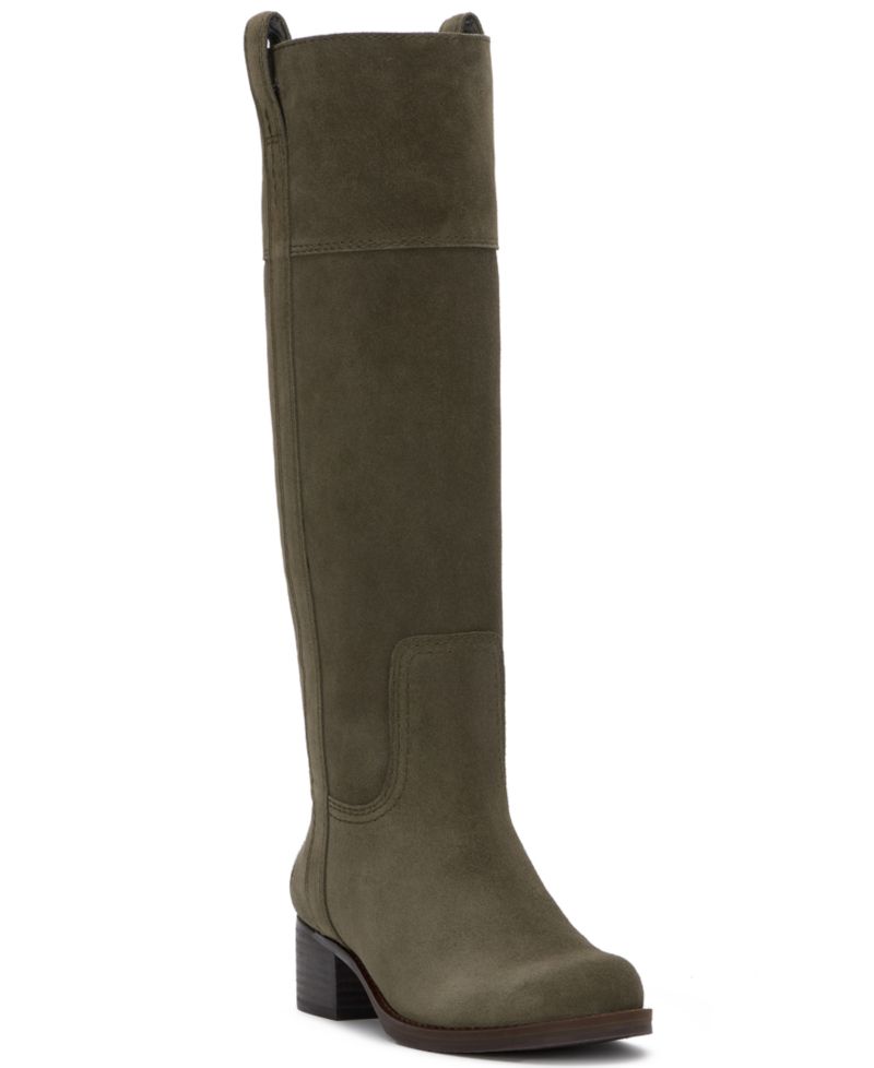 Women's Hybiscus Knee High Riding Boots
