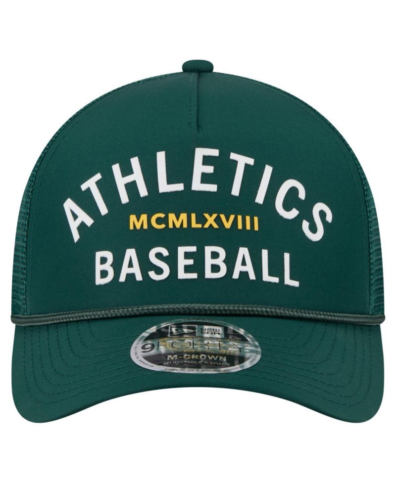 Men's Green Athletics Minimalist 9FORTY A-Frame Adjustable Hat
