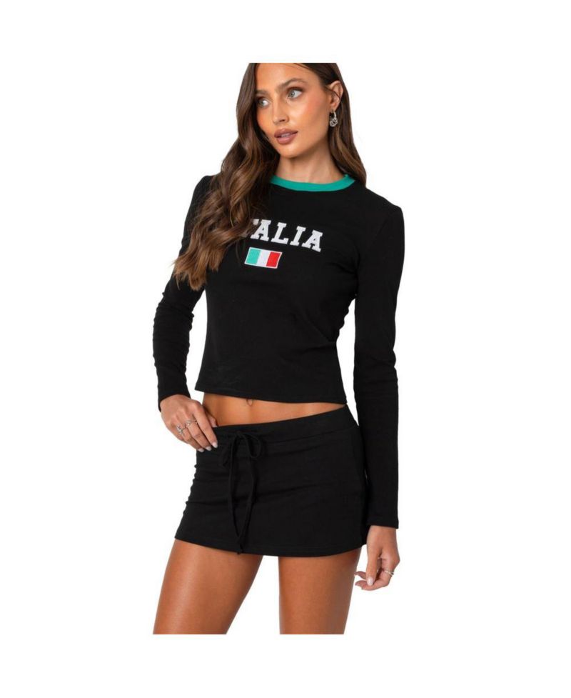 Women's Italy long sleeve t shirt
