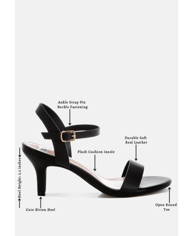 Women's Tomari Pin Buckle Kitten Heel Sandals