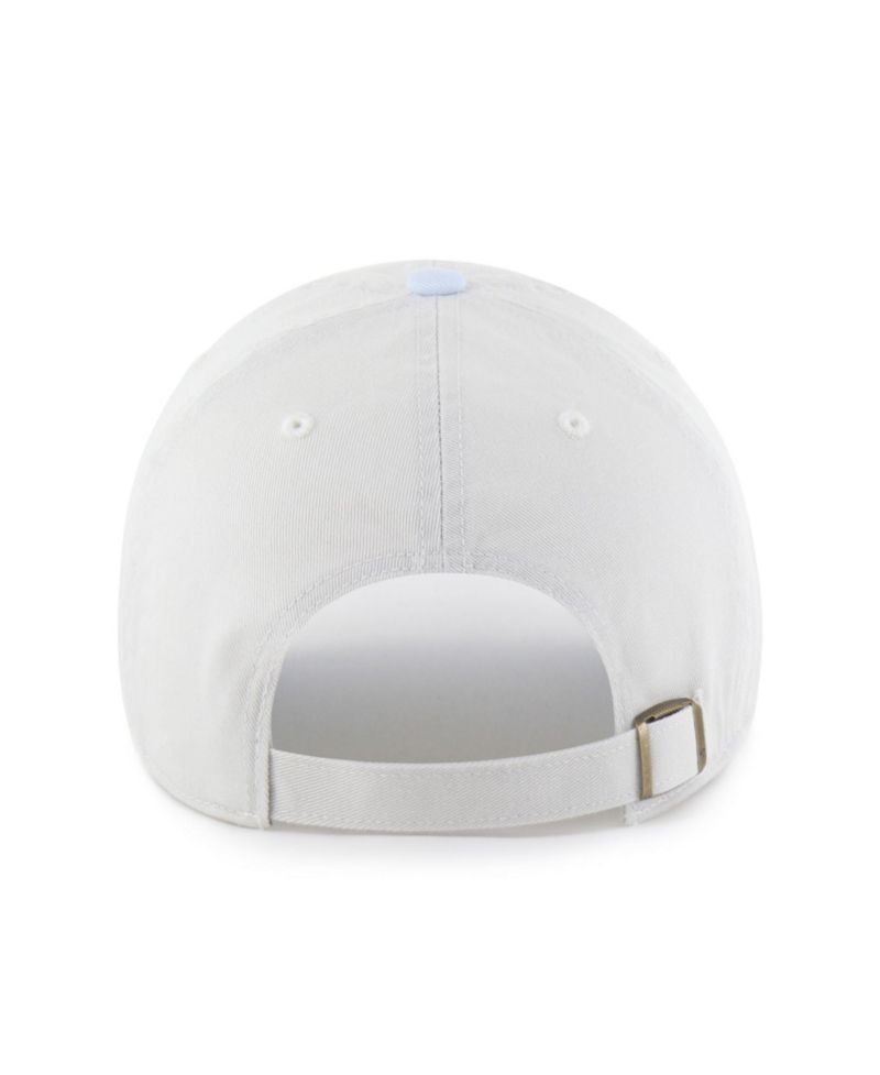 47 Brand Women's White/Light Blue Los Angeles Angels Gelato Two-Tone Clean Up Adjustable Hat