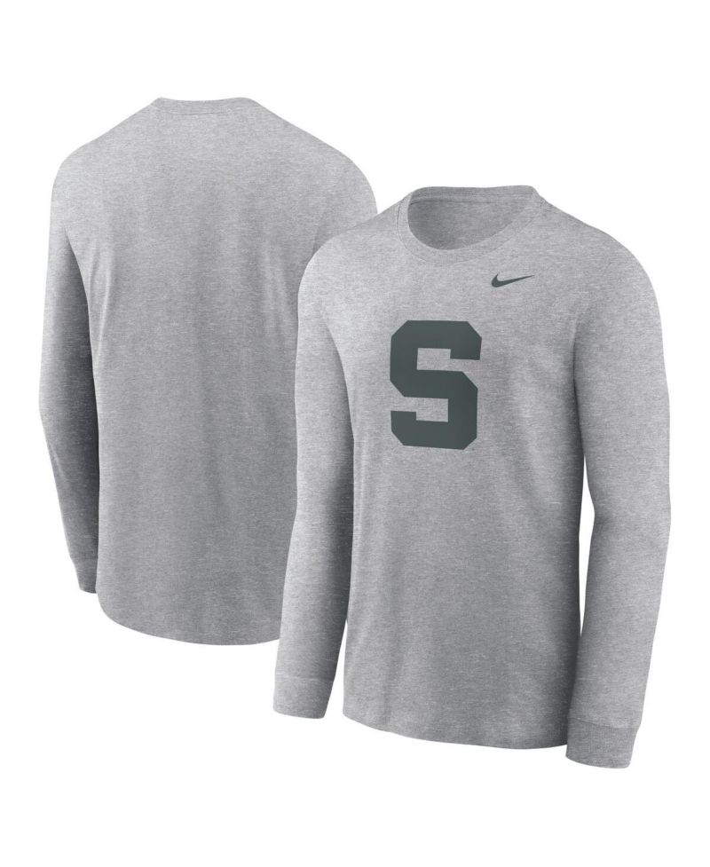 Men's Michigan State Spartans Alternate Logo Long Sleeve T-Shirt