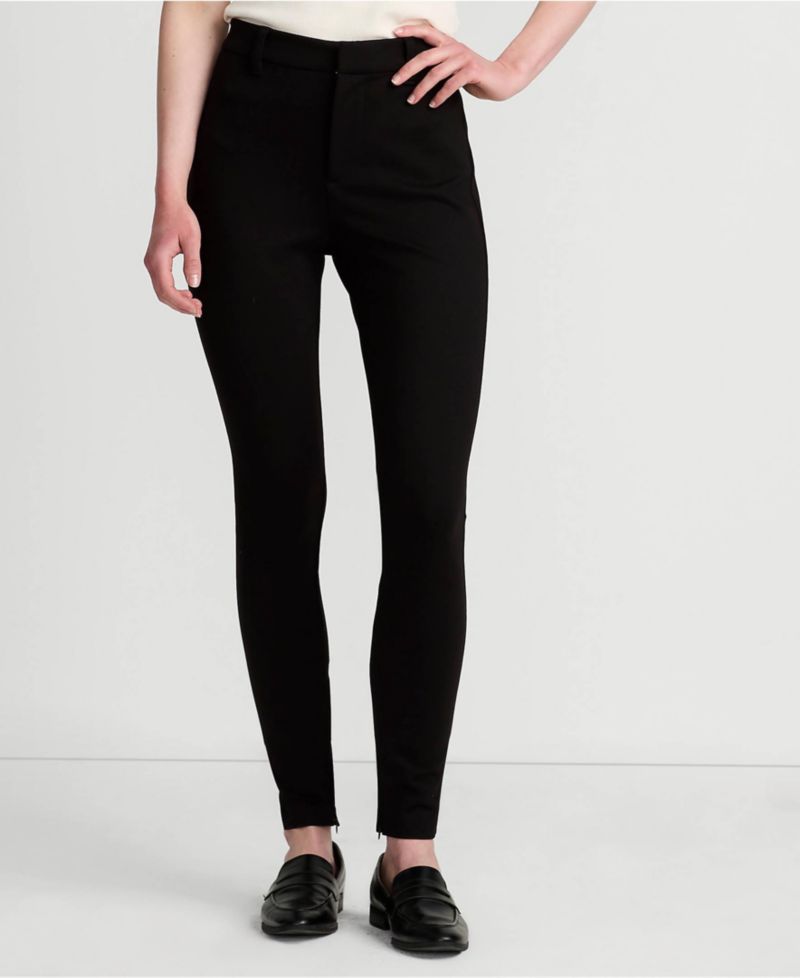 Women's High Rise Ponte Polished Leggings