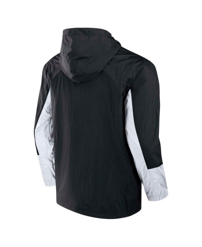 Men's Black Utah Hockey Club Crash the Net Full-Zip Hoodie Jacket