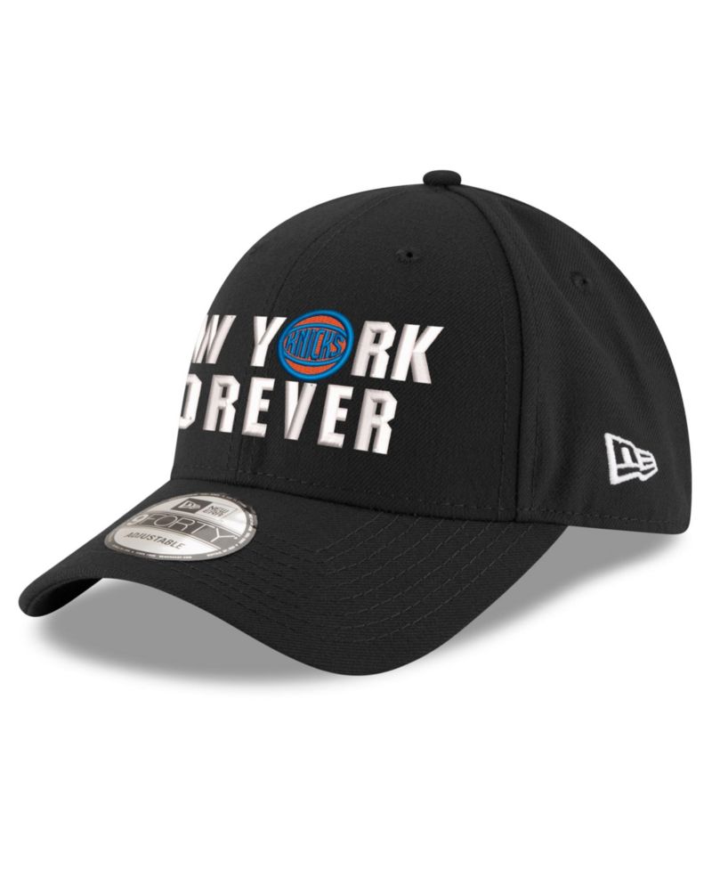 Big Boys and Girls Black New York Knicks New York Forever Adjustable Hat