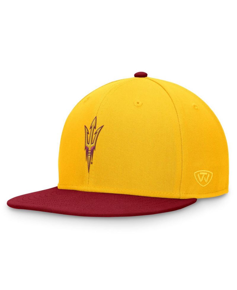 Men's Gold/Maroon Arizona State Sun Devils Rally Two-Tone Fitted Hat