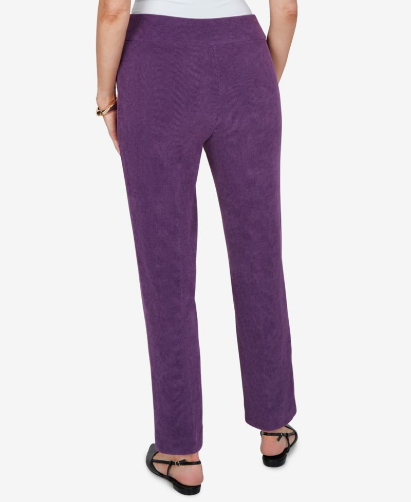 Petite Corduroy Straight Pull-On Pants