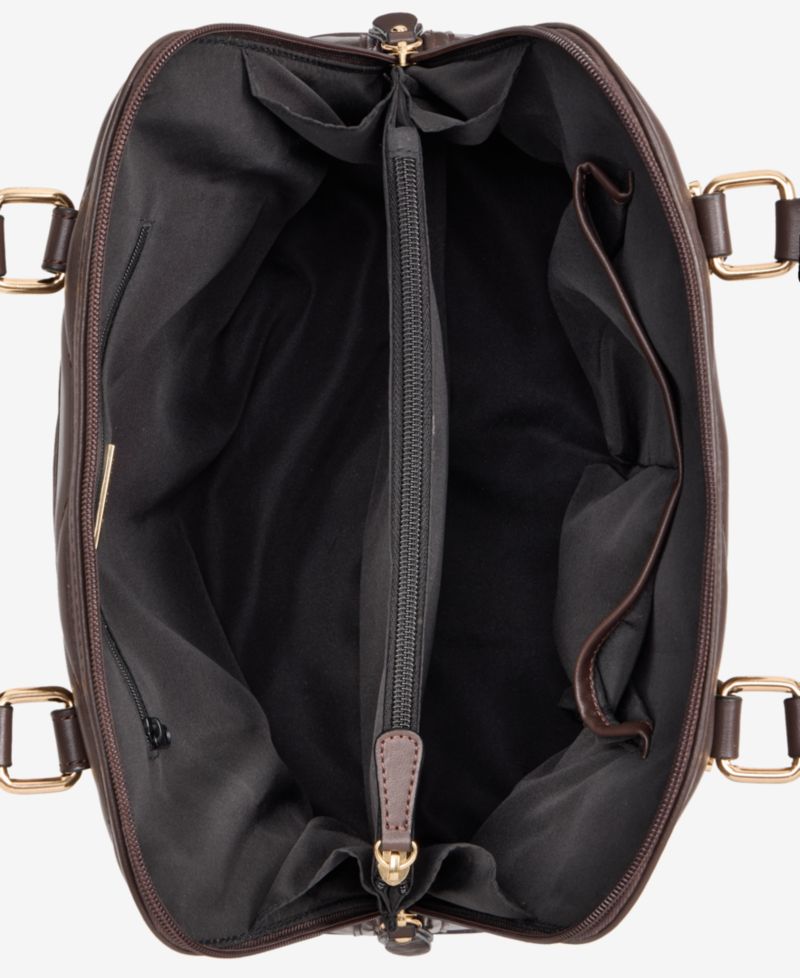 Medium Quilted Dome Satchel