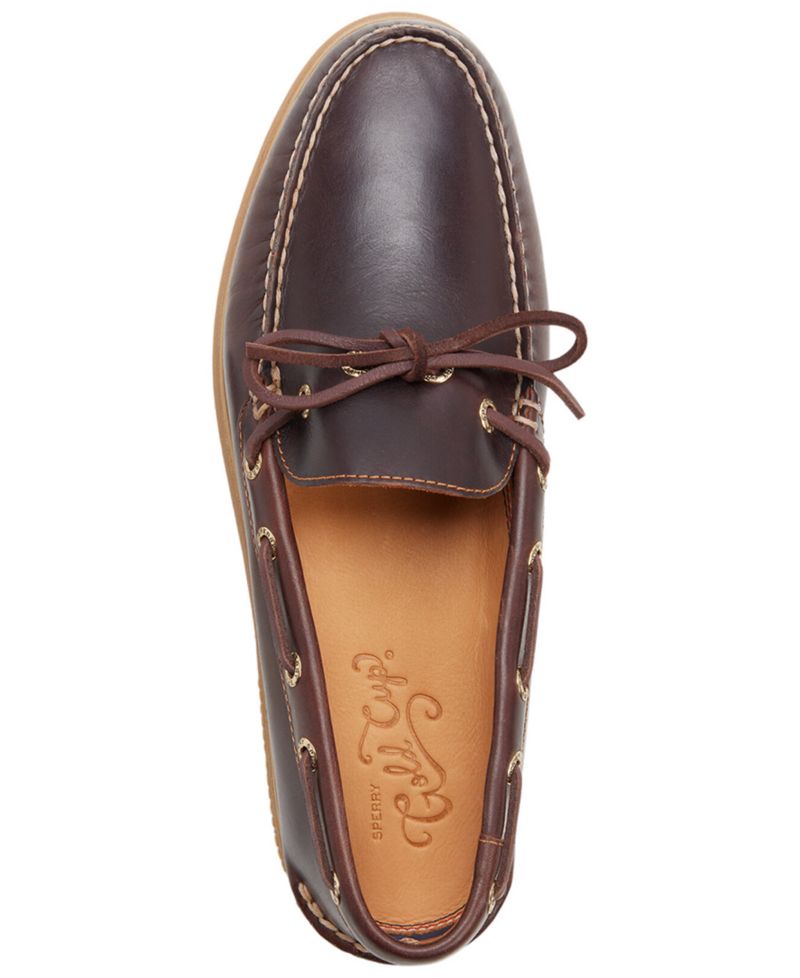 Men's Gold 1-Eye Boat Shoes