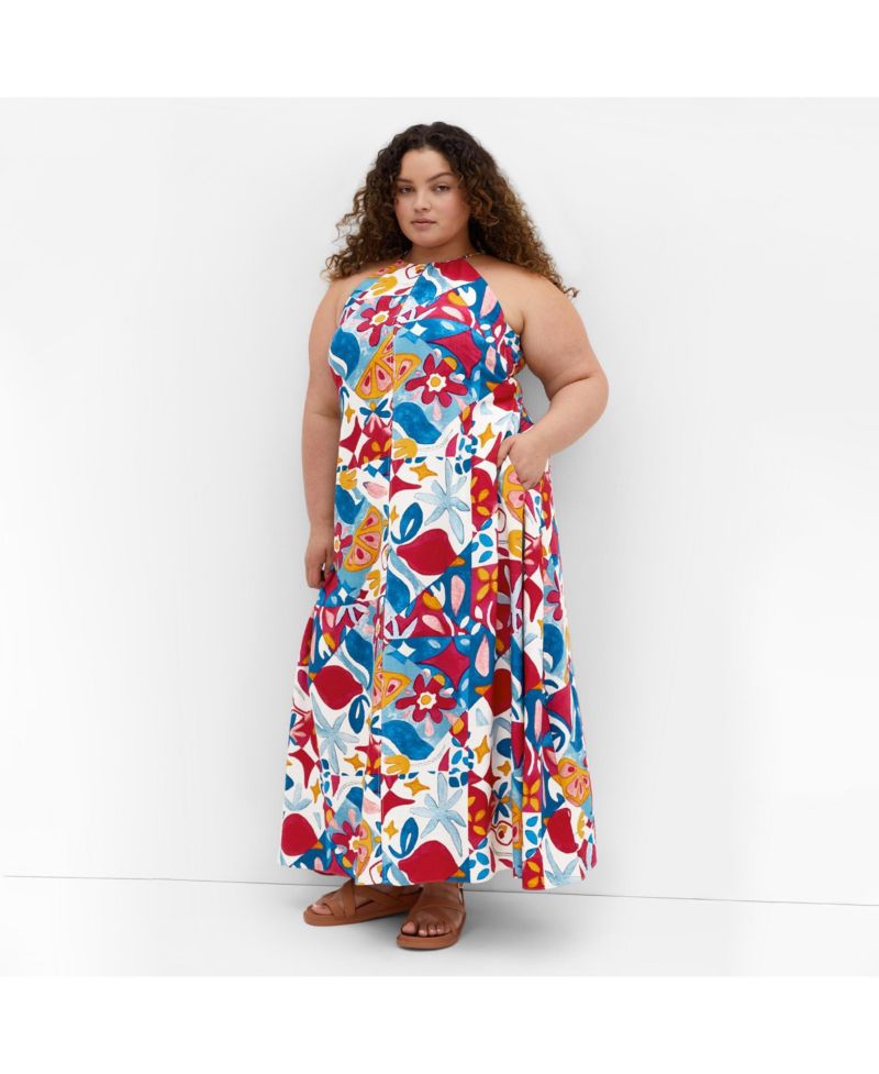 Women's Mosaic Maxi Dress