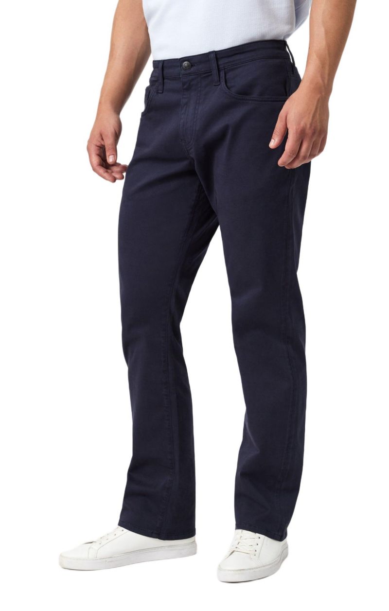 Men's Matt Regular Rise Relaxed Leg In Casual Twill Pants