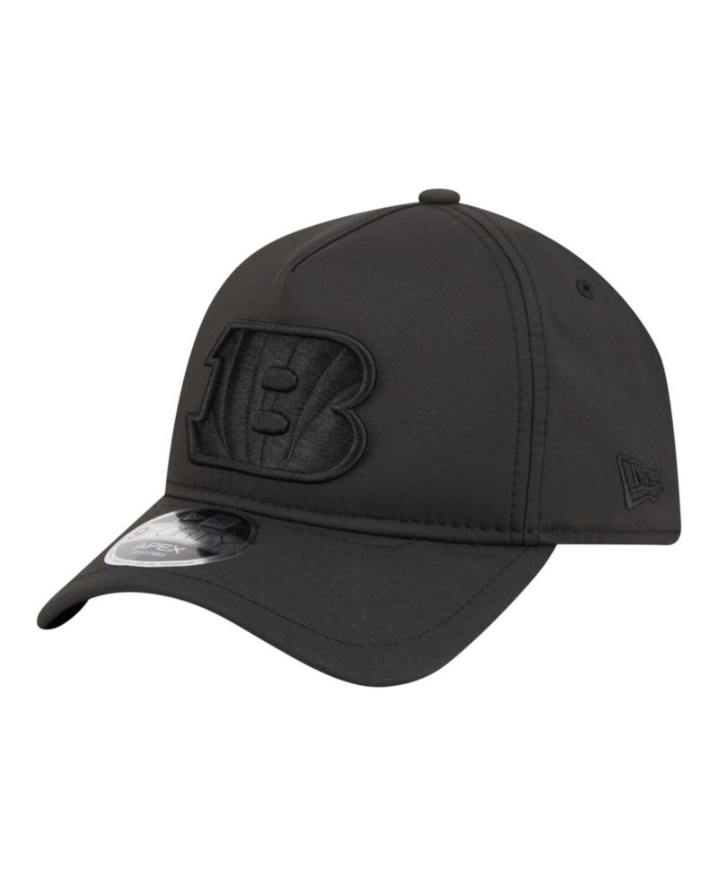 Men's Black Cincinnati Bengals Apex 9FORTY Adjustable Hat