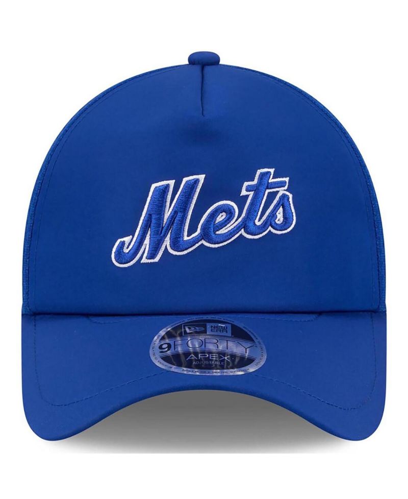 Men's Royal New York Mets 2026 Batting Practice Alternate Apex 9FORTY Adjustable Hat