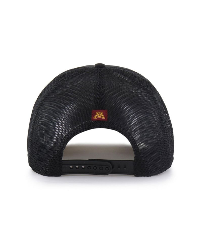 Men's and Women's '47 Black Minnesota Golden Gophers brrr&deg; Condor Mesh Hitch Adjustable Hat