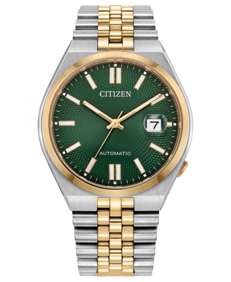 Men's Tsuyosa 60 Two-Tone Stainless Steel Bracelet Watch, 40mm