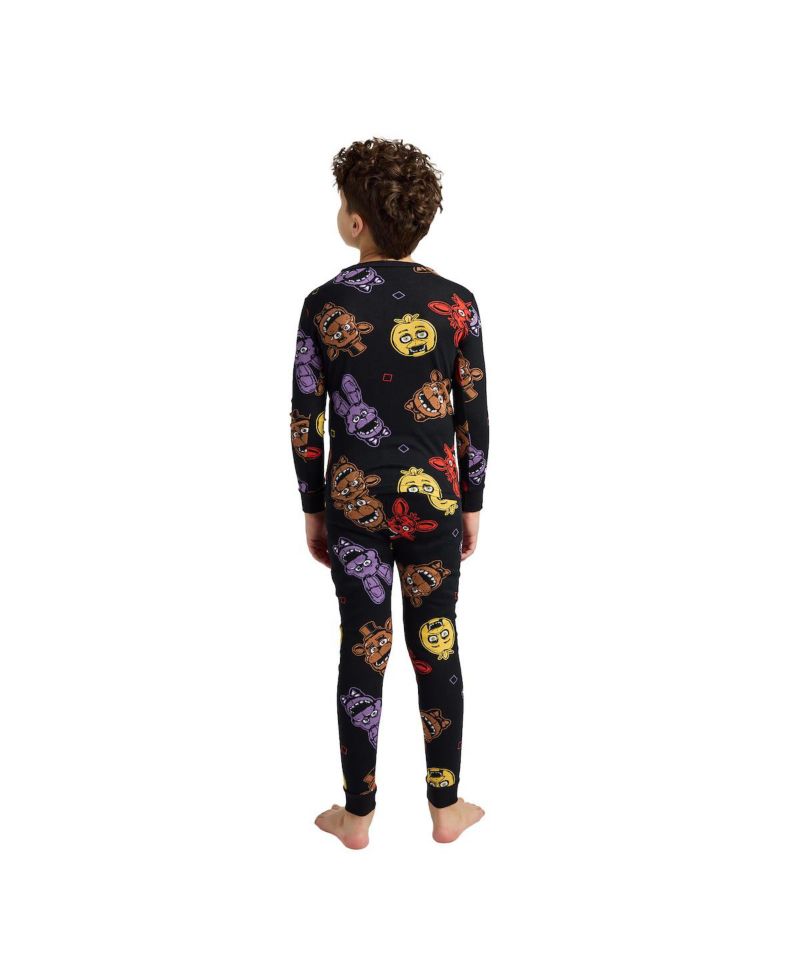 Big Boys I Survived Freddy Face 4-Pack Pajama Set-14